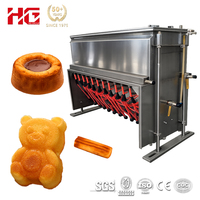 Ligne de production de gâteaux fantaisie industrielle, mélangeur automatique 3D, laminoir à pâte, solution clé en main pour la transformation de gâteaux, gâteau en forme d'ours