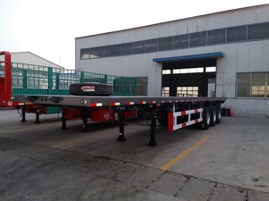 20 40 48 60Ft Mở Rộng <span class=keywords><strong>Container</strong></span> Khung Gầm Bán Trailer 100 Tấn 3 Trục Phẳng Bán Rơ Moóc Để Bán - Product Image 4