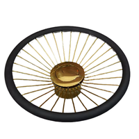 Nouvelles jantes en alliage de 18 à 24 pouces, finition chromée, couleur personnalisable, style classique vintage, lowrider, adaptable aux voitures anciennes