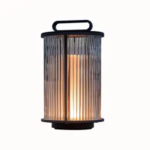 Hot Verkoop Solar Tuinverlichting Led Eenvoudige Landschap Pijler Licht Decor Voor Tuin Outdoor Waterdichte Gazon Lamp