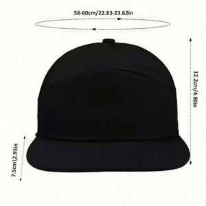 Gorra de Béisbol de Goma Personalizada con Diseño de Dibujos Animados, Ecológica, de 7 Paneles, con Perforaciones Láser, Unisex, Estilo Urbano, con Cierre a Presión, Deportiva, con Cuerda - Product Image 3