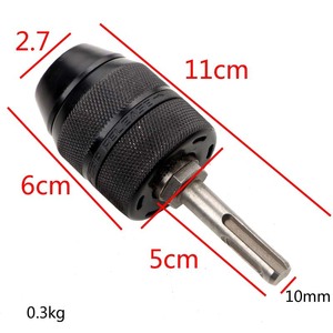 Sds To Three Jaw Chuck 2 13mm All Metal Type For Hammer Drill Conversion - Product Image 2