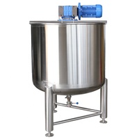 Cuve de mélange chauffante à enveloppe en acier inoxydable 50L 100L 200L 500L 1000L 2000L 3000L 5000L 50 Litres 1000 Litres Gallon avec agitateur