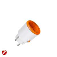 Prise murale intelligente Zigbee NEO 16A, norme européenne, ABS, télécommande, économie d'énergie, mesure de la consommation, 2 prises, IP20