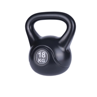Kettlebell de 10 kg en PE/PVC+acier, durable et écologique, pour la remise en forme à domicile et en salle de sport, vente en gros directe d'usine