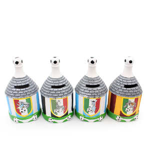 Brésil cadeaux <span class=keywords><strong>garçon</strong></span> motif animal personnalisé créatif pas cher football en céramique maison <span class=keywords><strong>tirelire</strong></span> - Product Image 1