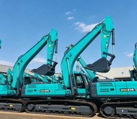 Excavatrice sur chenilles SWE210F, poids total 21,5 tonnes, capacité de la benne 1 mètre cube, pour travaux de terrassement lourds