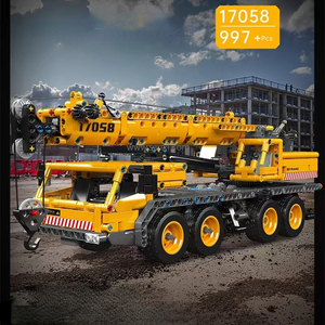 2024 New Mould King 17058 Engineering Series Technical Motorized Mobile Crane Building <strong>Block</strong> for Kid Gifts <strong>Brick</strong> Sets - Product Image 2