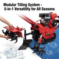 Mini-tracteur tout-terrain multi-usages pour le labourage des pentes
