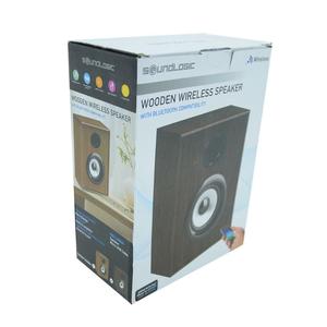 Wooden <b>Bluetooth</b> Speaker 5W <b>With</b> 3.5mm <b>Aux</b> Input Portable Audio Device - Product Image 3