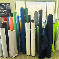 Rouleau de film PVC souple semi-finis pour imperméables, rouleau de feuille PVC laminée transparente, tissu composite pour la confection de combinaisons de pluie