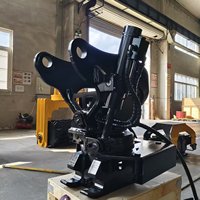 Poignet inclinable hydraulique TDC avec noyau de moteur pour chargeurs de 5 à 18 tonnes-Permet le changement de seau Euro sur John/Kubota