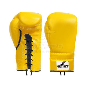 Gants de boxe SONISPO SPORTS FITNESS en cuir PU confortable, nouvelle conception, 8 oz, logo personnalisé, évacuation de l'humidité, vente en gros - Product Image 1