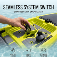 Système de Verrouillage Rapide et Précis pour Kayak, Attache Sécurisée pour Pédales de Canoë, Quincaillerie Marine Durable