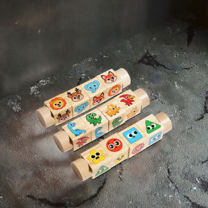 Juguete Educativo <span class=keywords><strong>Montessori</strong></span> <span class=keywords><strong>de</strong></span> Madera con Cubos Giratorios para Niños Paico, Juego <span class=keywords><strong>de</strong></span> Bloques <span class=keywords><strong>de</strong></span> Combinación para Niños Mayores <span class=keywords><strong>de</strong></span> 3 Años, Unisex, Coordinación Mano-Ojo - Product Image 2