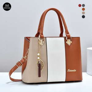 Sacs à main pour femmes, sacs à main tendance et polyvalents de grande capacité, couleur contrastée, fabrication directe - Product Image 4