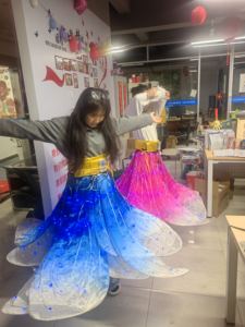 Faldas de baile de pétalos luminosos con luz LED, <span class=keywords><strong>ropa</strong></span> de baile al por mayor para mujer - Product Image 5