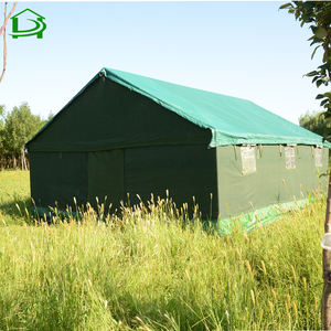 Tenda di emergenza in tela verde temporanea all'aperto 4 stagioni invernali tende di soccorso in caso di calamità per rifugiati pesanti per il <span class=keywords><strong>disastro</strong></span> del fuoco - Product Image 2