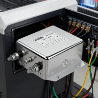 Filtre de ligne électrique monophasé DOREXS DBA7 40-100A EMI, compact, à visser, certifié CUL CQC CE ROHS, haute atténuation ESD