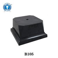 Base de trophée noir en plastique