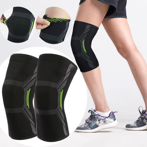 Jeux de balle manchon protecteur Powerlifting basket-<span class=keywords><strong>ball</strong></span> football <span class=keywords><strong>volley</strong></span>-<span class=keywords><strong>ball</strong></span> Yoga Fitness Compression élastique tricot chaud Sport genouillères - Product Image 1