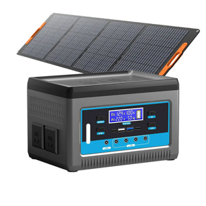 Estación de Energía Solar Portátil de 500W, Gran Capacidad, Suministro de Emergencia, Batería LiFePO4, Inversor de Onda Sinusoidal Pura, Encendedor de Cigarrillos, CA - Product Image 1