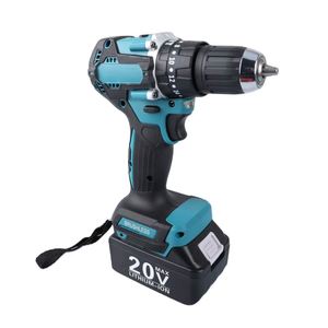 Trapano Elettrico Brushless Senza Fili e <span class=keywords><strong>Avvitatore</strong></span> <span class=keywords><strong>a</strong></span> Impulsi, Utensili Elettrici Fai-da-Te per Casa con Batteria al Litio - Product Image 2