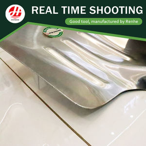 عرض خاص مجرفة حديقة أدوات يدوية مجرفة حفر مزارع مجرفة ألومنيوم بمقبض خشبي - Product Image 4