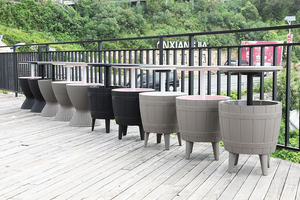 가든 파티용 쿨 바 야외 정원 플라스틱 아이스 버킷 쿨러 테이블 - Product Image 5