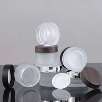 PAILE Pots en verre d'emballage cosmétique 500 ml 50 ml Bouteille de crème en verre 250 ml Pot en verre