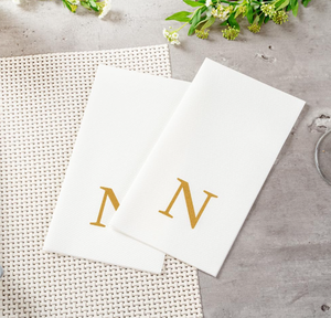 Dùng Một Lần 1 Ply Khách Khăn Tay Thấm Line-Giống Như Cảm Thấy Túi Đám Cưới Tiệc Tiệc Phòng Tắm Biểu Tượng Tùy Chỉnh Airlaid Khăn Ăn - Product Image 5