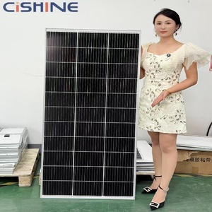 Panneau solaire monocristallin Cishine petit format 12V 24V 36V personnalisé 50W 100W 150W 200W 250W 300W pas cher - Product Image 5