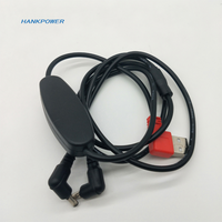 Câble de commutation USB à double cc 35135 à Angle droit, câble d'alimentation à trois vitesses 2 en 1 cc 3.5x1.35mm vers USB
