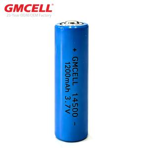 Paquete de Baterías GMCELL 1200mAh 14500, Batería Recargable de Iones de Litio de 3.7V y 1000 Ciclos - Product Image 1