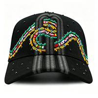 Gorra de béisbol de pana de calidad G5 OEM/ODM con 5 paneles y bordado, gorras de gamuza The Barbas para hombre