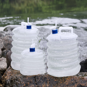 Venta al por Mayor de Cubos de Agua Plegables de PE de 3L, 5L, 10L y 15L, para Picnic al Aire Libre, Viajes en Auto, Almacenamiento Portátil - Product Image 3