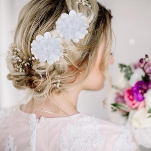 ที่คาดผมผ้าชีฟองลายตาข่ายดอกไม้3D ขนาด5ซม. สำหรับงานเย็บปักตกแต่งงานฝีมืองานแต่งงานแบบทำมือ - Product Image 5