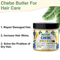 Crème capillaire professionnelle au beurre de Chebe en gros pour la croissance et la rétention de la longueur, 3,5 oz, hydratant et protecteur pour cheveux cassants et abîmés