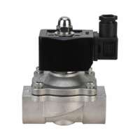 Vanne Solénoïde DNOVA en Acier Inoxydable AISI 304/1.4301 EPDM DN6-50 10bar 220V NC jusqu'à 90° ° C