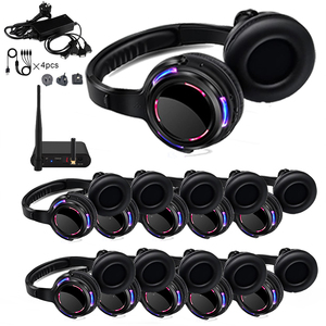สนุกยิ่งขึ้นด้วยหูฟัง Silent Disco ตัดเสียงรบกวน 3 ช่องสัญญาณ เทคโนโลยี RF แบตเตอรี่แบบชาร์จได้-ยอดเยี่ยม - Product Image 1