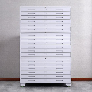 مخطط خزانة ورقي معدني بحجم 5 أدراج ، خزانة لحفظ الملفات ، رسم ملف ورقي فولاذية مخصص - Product Image 2