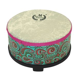 Tambour de sol coréen de 10 pouces, grand tambour de sol, outil pédagogique pour la maternelle, tambour à frapper à la main, tambour à claquer - Product Image 4