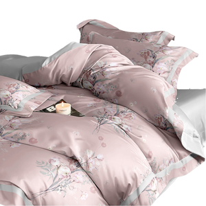 유럽 스타일 이불 세트 친환경 세탁 침대 시트 이불 도매 재고 있음 가정용 - Product Image 4