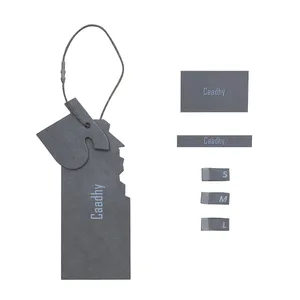 畅销吊标绳定制服装密封绳吊标纸客户标志印刷服装标签