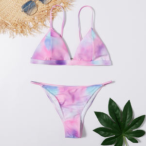 Maillots de bain sexy tie-dye, <span class=keywords><strong>mini</strong></span> maillots de bain extrêmes, photos de jolies filles en bikinis - Product Image 3