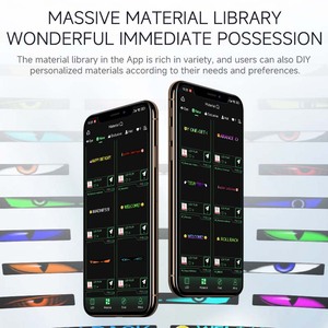 Loy lập trình tùy chỉnh văn bản hình ảnh động hiển thị Devil Eyes RGB mỏng linh hoạt cuộn màn hình <span class=keywords><strong>LED</strong></span> cửa sổ xe dẫn đăng ký pixel <span class=keywords><strong>LED</strong></span> bảng điều chỉnh - Product Image 4