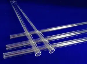 Factory Clear Customized Quartz Pipe Tube Uv Quartz Sleeves