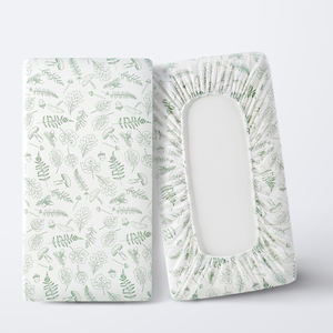 Lenzuola per Culla Neonato 100% Cotone Biologico Stampate su Misura 160gsm Morbide Lisce Anti-Pilling - Product Image 1