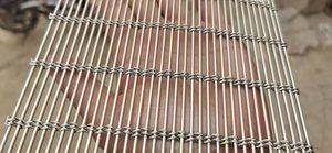 Kim loại trang trí lưới 304 thép không gỉ dệt lưới khách sạn Rèm tường trang trí kim loại rèm - Product Image 5