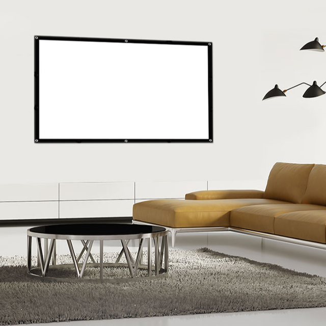Touyinger 16:9 Home Cinema Aluminum Fixed Frame Projection Screen/Projector Screen